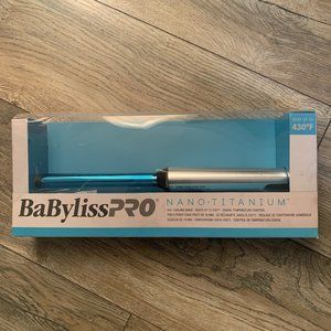 NEW BABYLISSPRO NANO TITANIUM CURLING WAND 3/4"